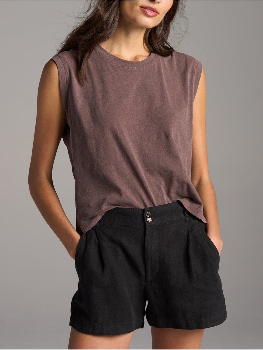 Rowan Savannah Muscle Tank size Small color Mountain Ridge